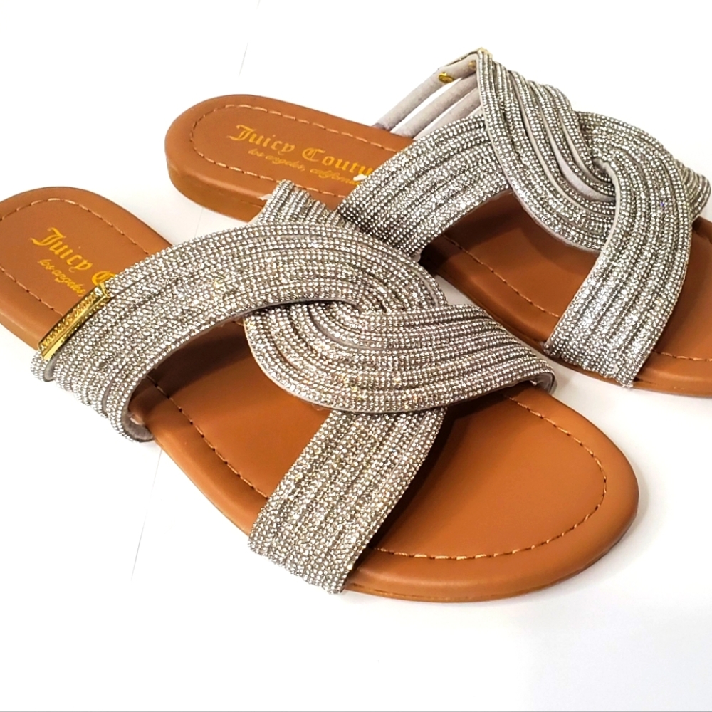 Juicy Couture Bling Sandals NEW size 6.5